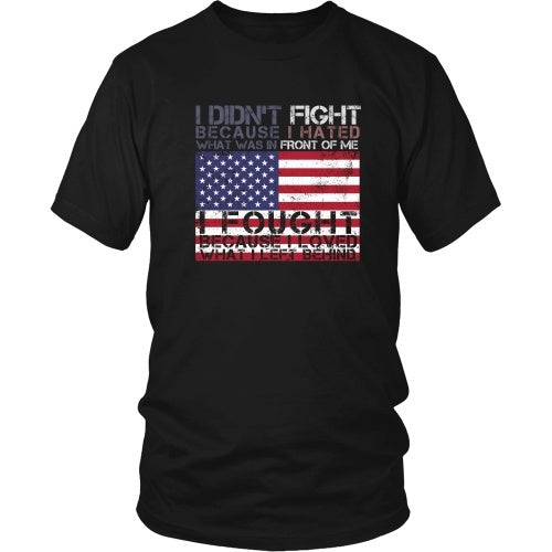 T-shirt - I Fought For What I Left Behind - Front Design