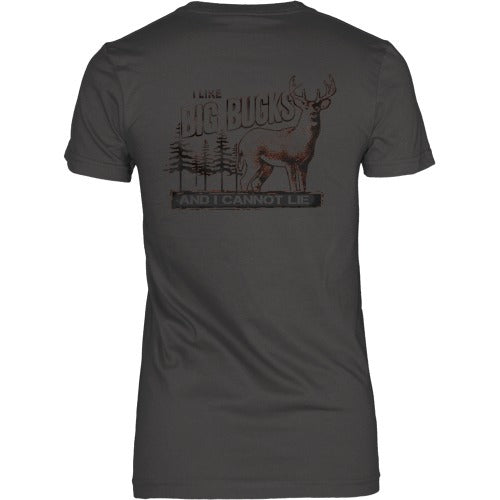 T-shirt - I Like Big Bucks Tee - Back