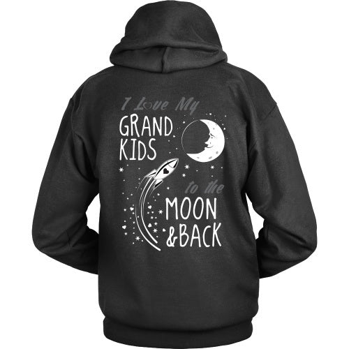 T-shirt - I Love My Grandkids To The Moon And Back - Back Design