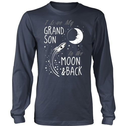 T-shirt - I Love My Grandson To The Moon And Back - Front