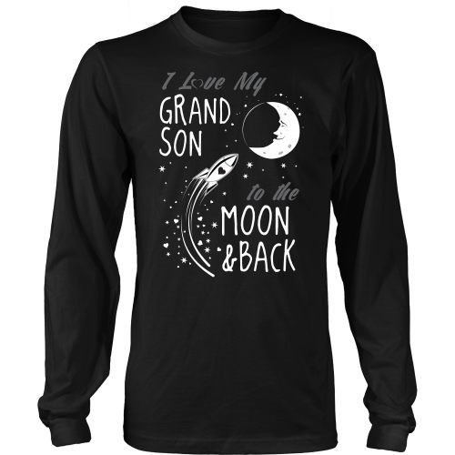 T-shirt - I Love My Grandson To The Moon And Back - Front