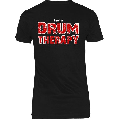 T-shirt - I Prefer Drum Therapy - Back