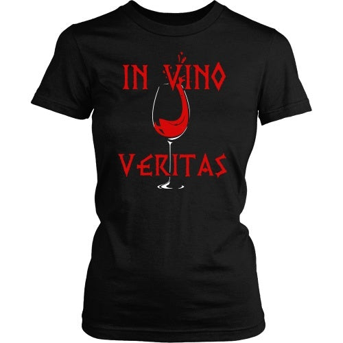 T-shirt - In Vino Veritas Glass - Front