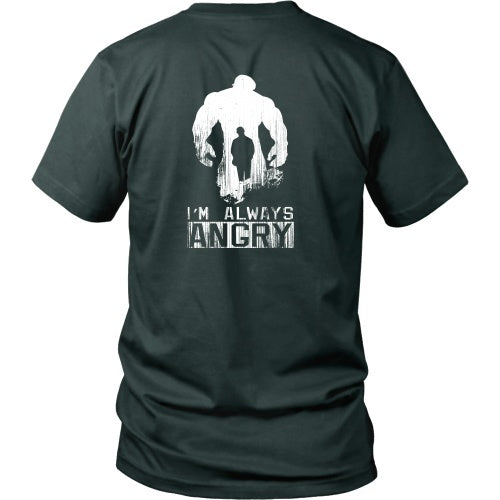 T-shirt - INCREDIBLE HULK - You Won't Like Me When I'm Angry - Back Design