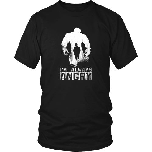 T-shirt - INCREDIBLE HULK - You Won't Like Me When I'm Angry - Front Design