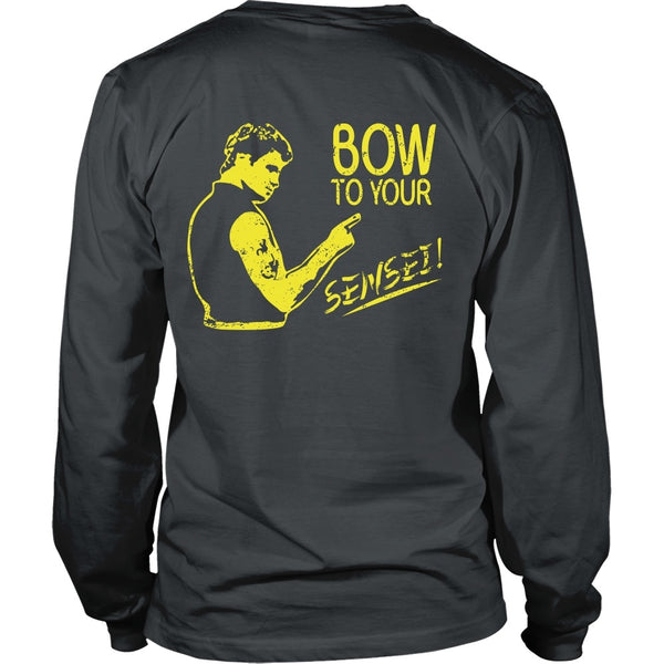 T-shirt - Karate Kid  - Bow To Your Sensei - Back Design
