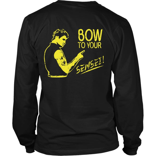 T-shirt - Karate Kid  - Bow To Your Sensei - Back Design
