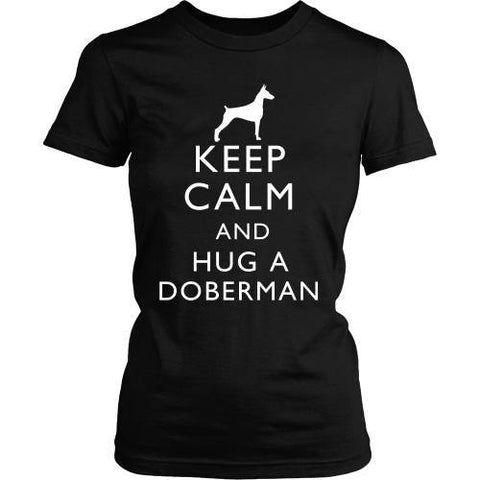 T-shirt - Keep Calm And Hug A Doberman