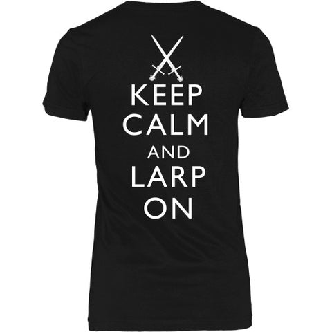 T-shirt - Keep Calm And Larp On - Back