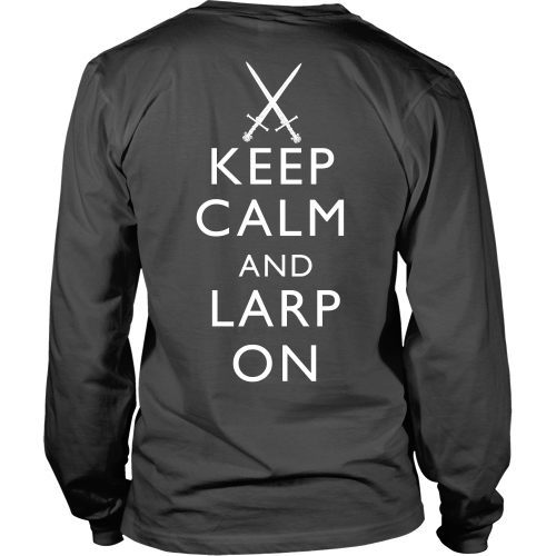 T-shirt - Keep Calm And Larp On - Back