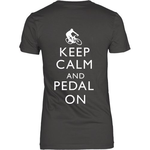 T-shirt - Keep Calm And Pedal On