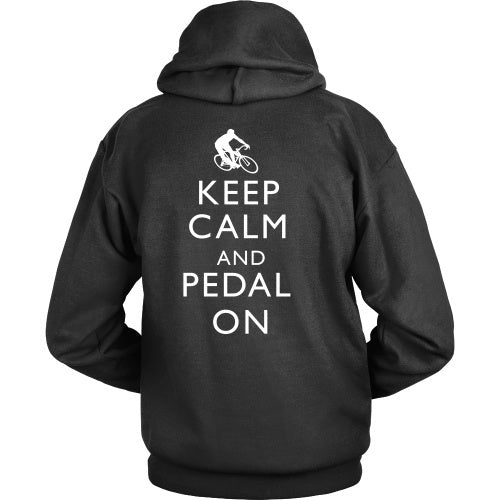 T-shirt - Keep Calm And Pedal On-Back