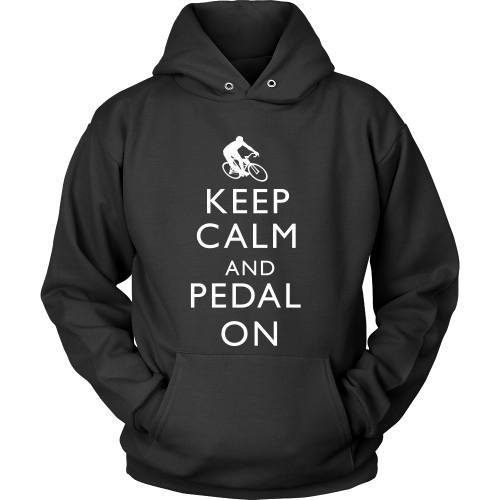 T-shirt - Keep Calm And Pedal On-Front