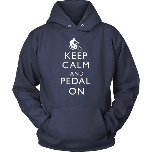T-shirt - Keep Calm And Pedal On - Front