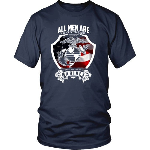 T-shirt - MARINES 1 - All Men Are Created Equal Tee - Front