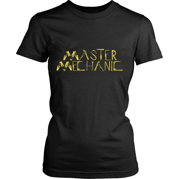 T-shirt - Mechanic - Master Mechanic (Yellow) -  Front Design