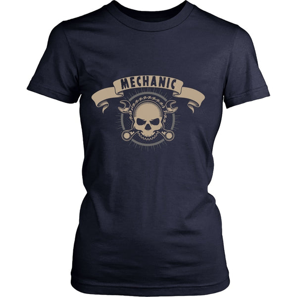 T-shirt - Mechanic - Mechacnic Skull - Front Design