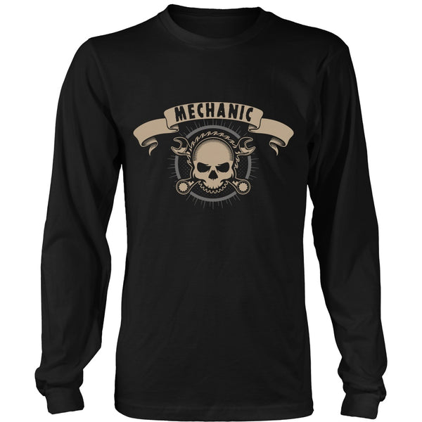 T-shirt - Mechanic - Mechacnic Skull - Front Design