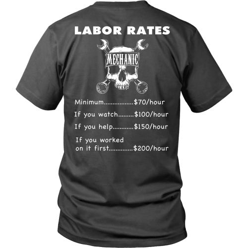 T-shirt - Mechanic Prices Tee-Back