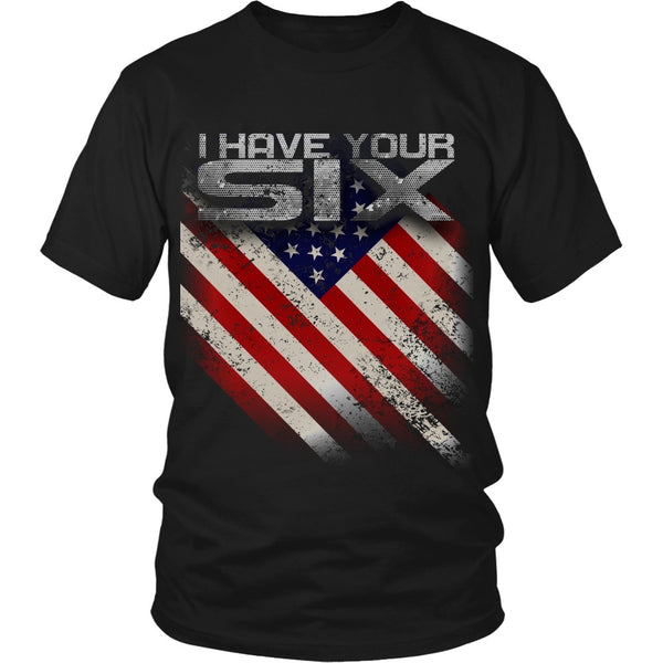 T-shirt - Military - I Have Your Six - Front Design