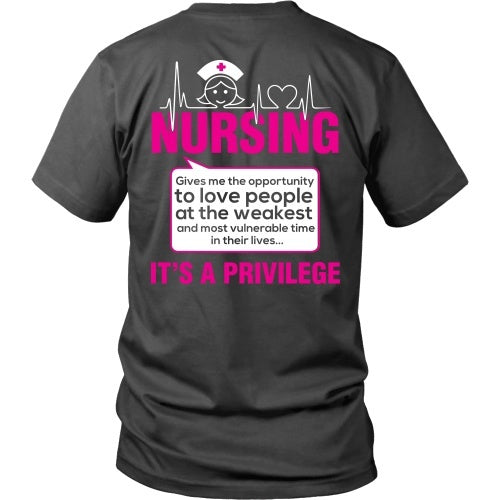 T-shirt - Nursing Is A Privelege Tee
