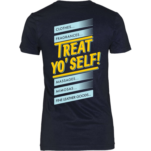 T-shirt - Parks And Recreation - Treat Yo Self! (Back Design)