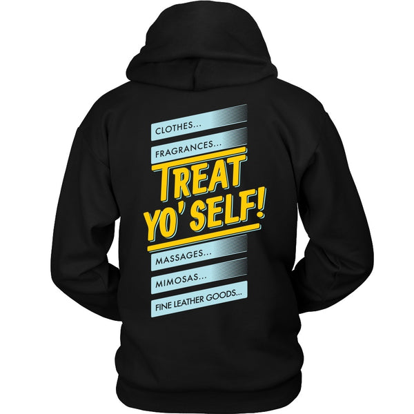 T-shirt - Parks And Recreation - Treat Yo Self! (Back Design)