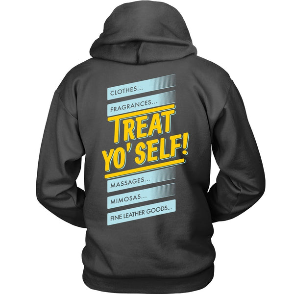 T-shirt - Parks And Recreation - Treat Yo Self! (Back Design)