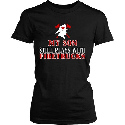 T-shirt - Plays With Firetrucks Tee