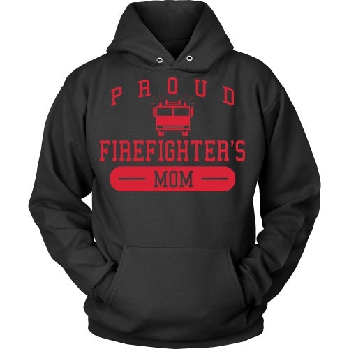 T-shirt - Proud Firefighter's Mom - Front Design