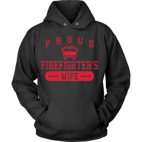 T-shirt - Proud Firefighters Wife