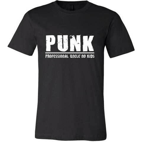 T-shirt - PUNK - Professional Uncle No Kids - Front