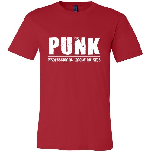 T-shirt - PUNK - Professional Uncle No Kids - Front