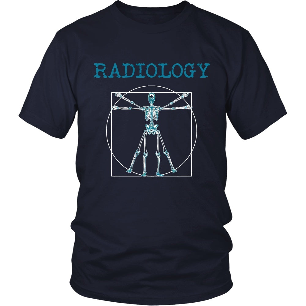 T-shirt - Radiology DaVinci Shirt Kaiser- Front