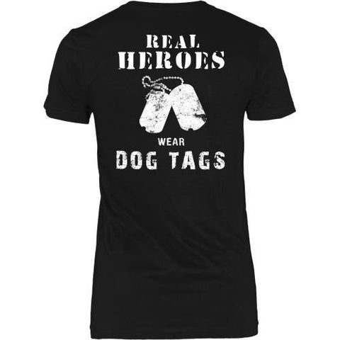 T-shirt - Real Heroes Wear DogTags