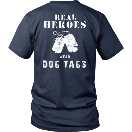 T-shirt - Real Heroes Wear DogTags
