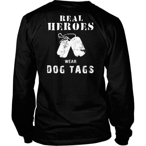 T-shirt - Real Heroes Wear DogTags