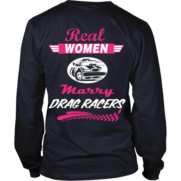 T-shirt - Real Women Marry Drag Racers - Back Design