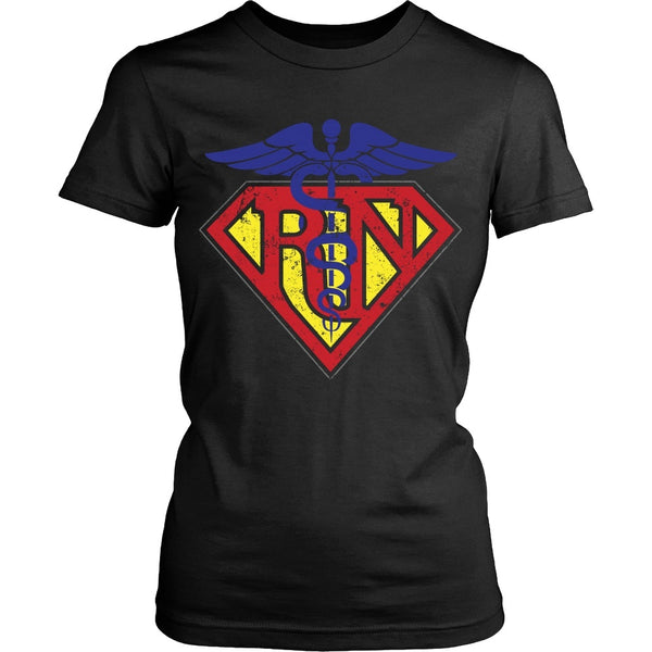 T-shirt - Registered Nurse Superman - Front Design