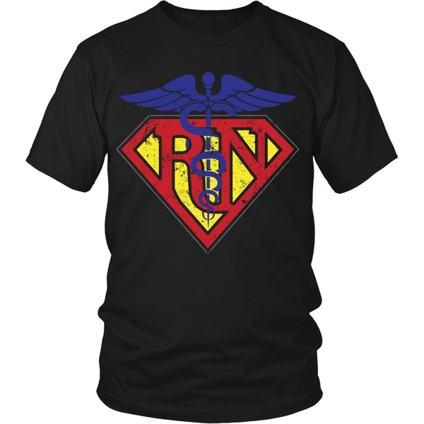 T-shirt - Registered Nurse Superman - Front Design