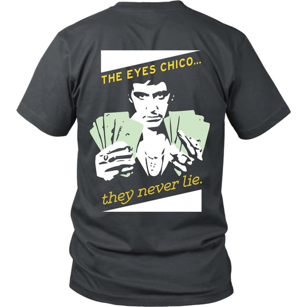 T-shirt - Scarface -The Eyes Chico - Version A - Back Design