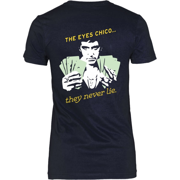 T-shirt - Scarface -The Eyes Chico - Version B - Back Version