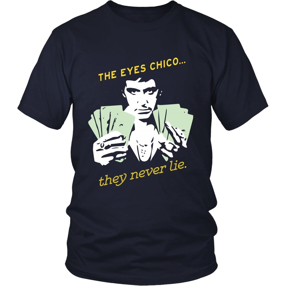 T-shirt - Scarface -The Eyes Chico - Version B - Front Version