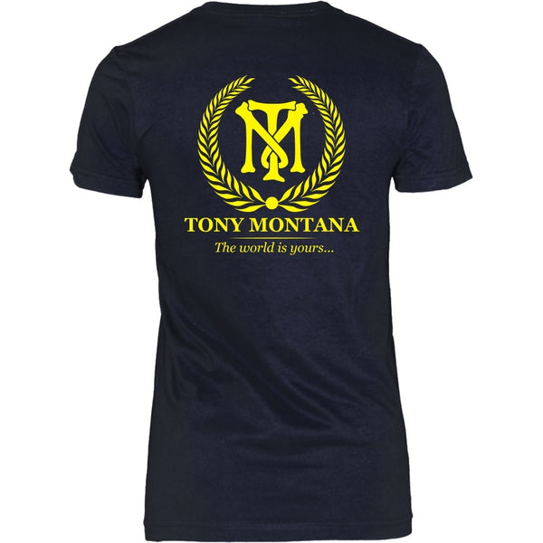 T-shirt - Scarface - Tony Montana (Yellow) - Back Design