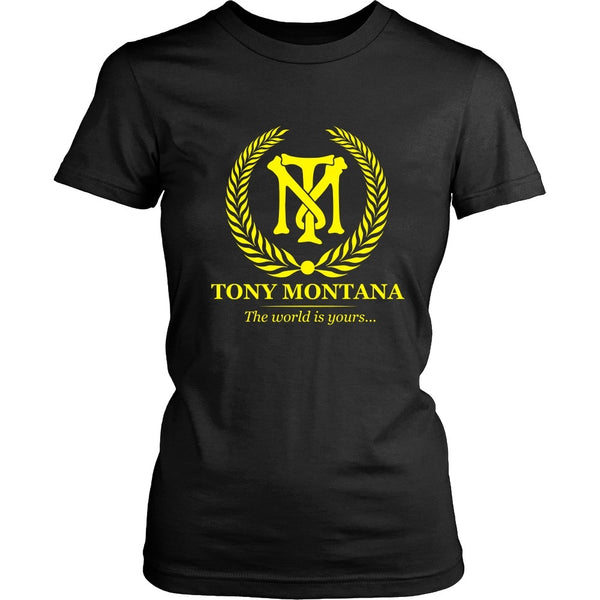 T-shirt - Scarface - Tony Montana (Yellow) - Front Design