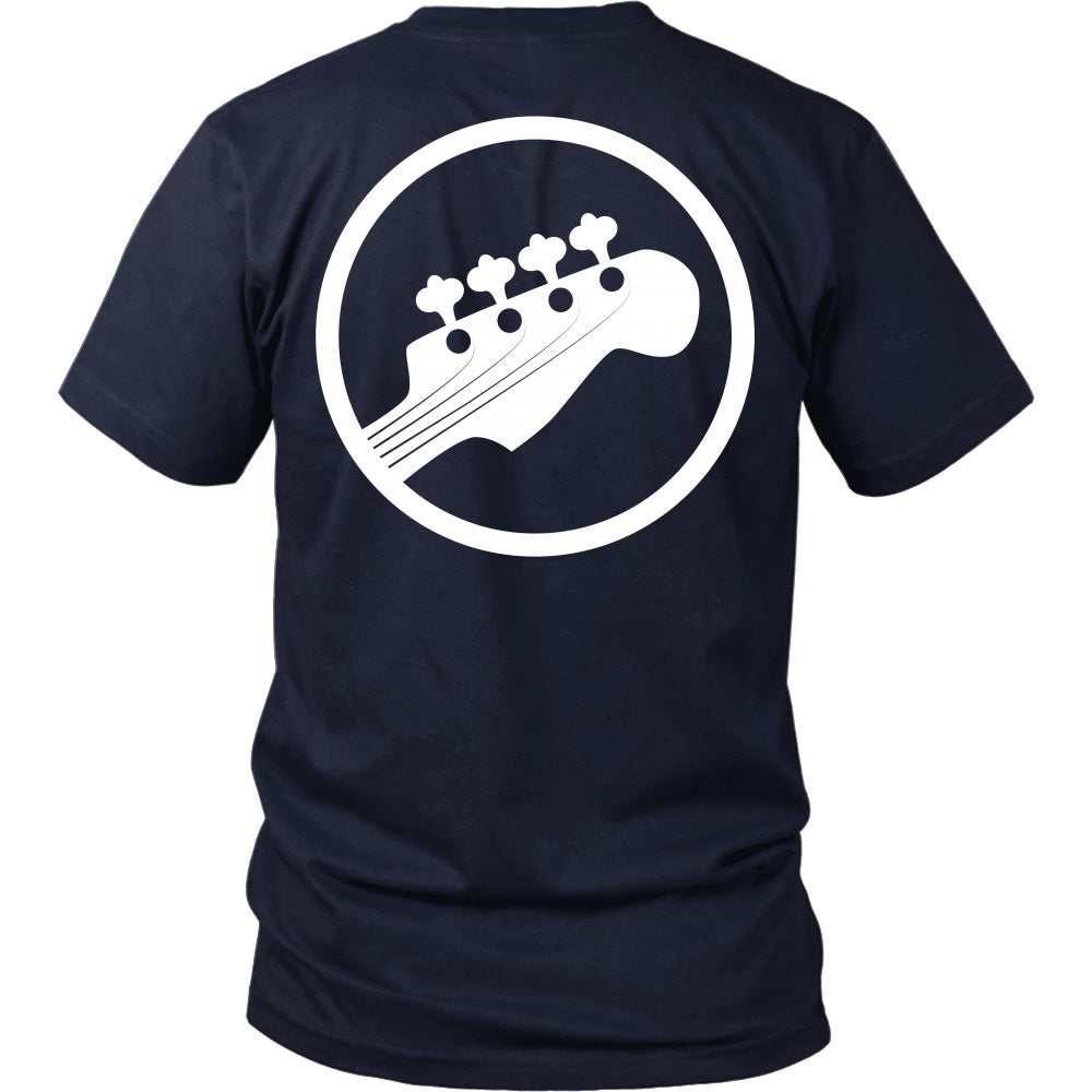 T-shirt - Scott Pilgrim - Bass Guitar (With Strings) - Back Design
