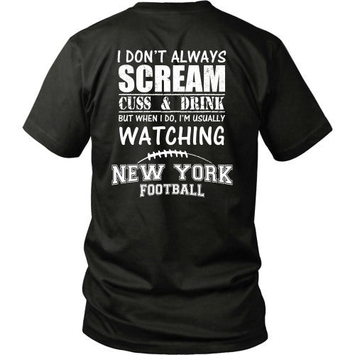 T-shirt - Scream And Cuss Fan - Back