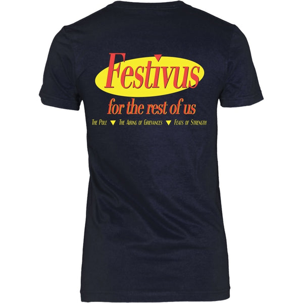 T-shirt - Seinfeld - Festivus For The Rest Of Us Oval- Back Design