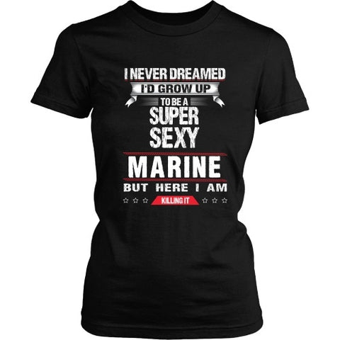 T-shirt - Sexy Marine, Killing It - Front Design