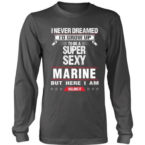 T-shirt - Sexy Marine, Killing It - Front Design